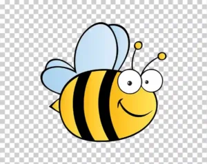 Cute cartoon bee