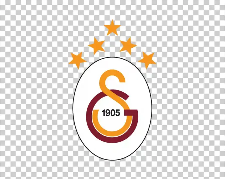 The Galatasaray football club logo for the 2025/26 season featuring five stars above the emblem.