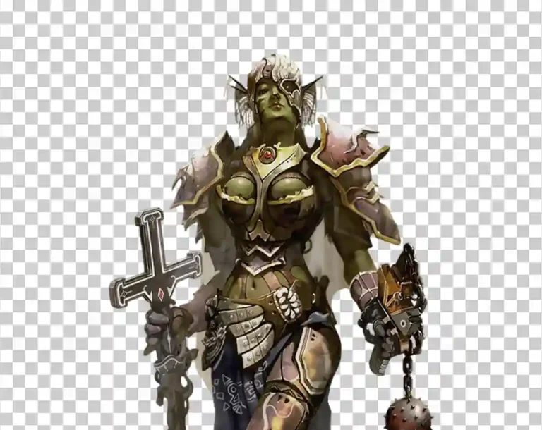 knight-online-female-orc-warrior-armored-character