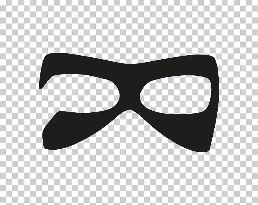 A digital icon of Victor Osimhen wearing a mask, designed in a minimalist style.