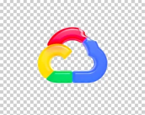The Google Cloud logo with a colorful cloud icon and the text "Google Cloud" next to it in dark gray.