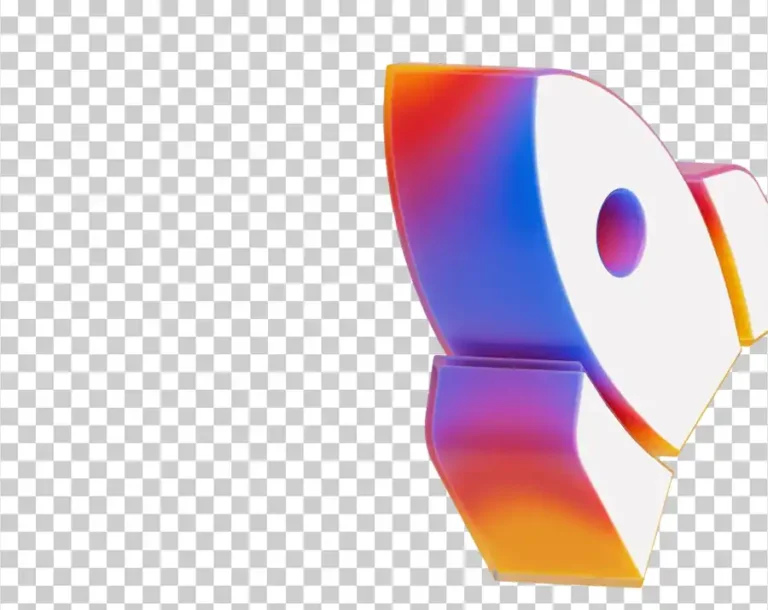 A 3D rocket icon with a colorful (orange, blue, purple) and glossy nose cone and fins, and a white body.