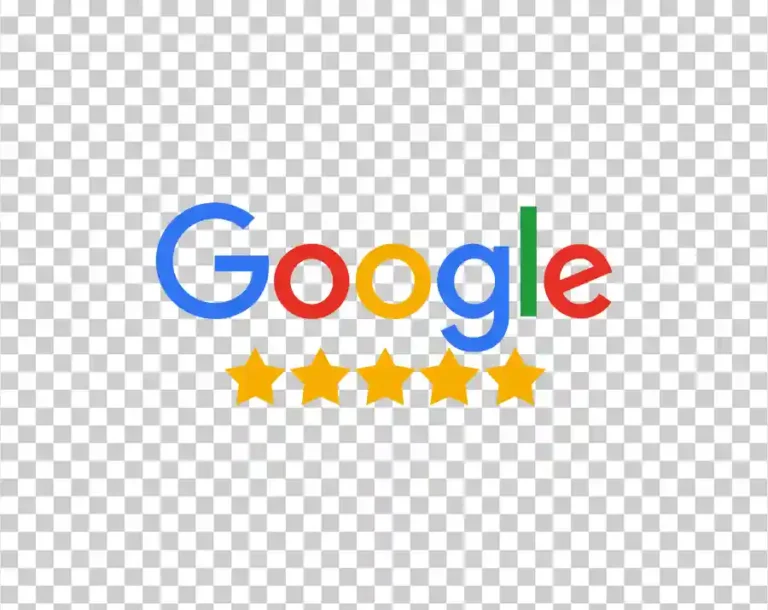 The Google logo with five yellow stars below the colorful "Google" text.