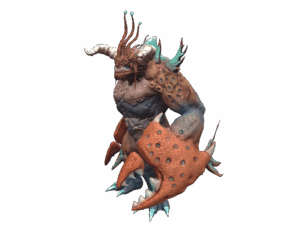 Razorclaw Crab-Like Monster from Rise Online Game Render PNG