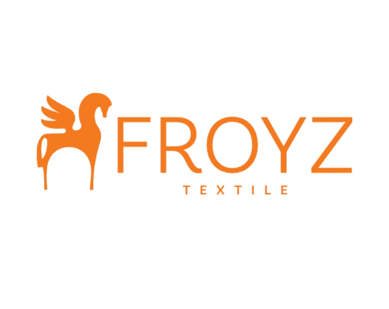 Froyz Textile orange logo transparent background PNG WebP download