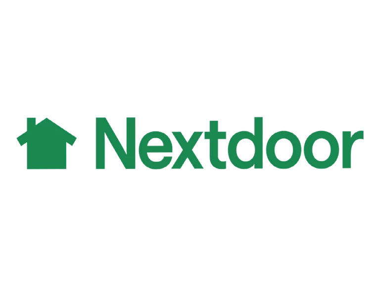 Nextdoor logo green transparent background PNG WebP download
