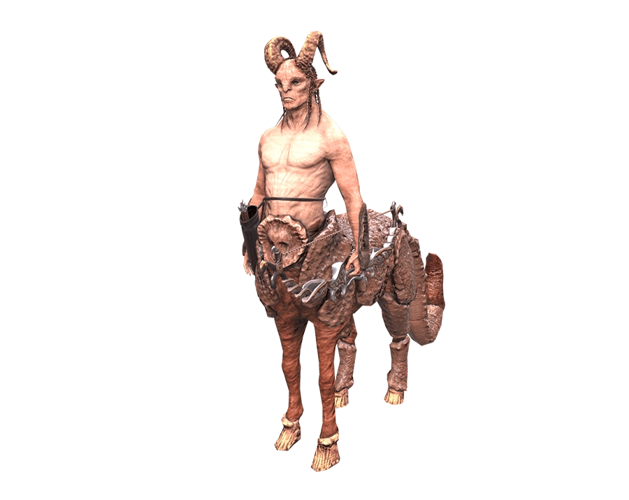 Rise Online Centaur creature half-human half-horse transparent webP
