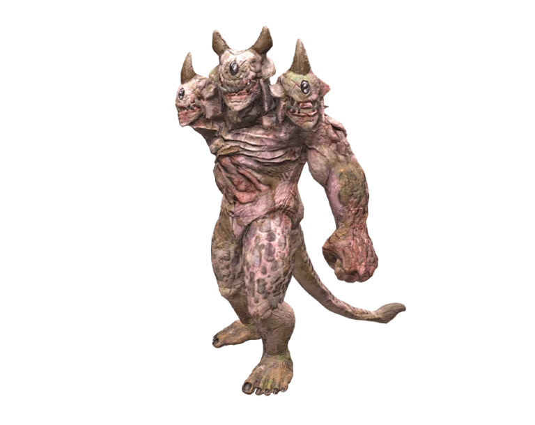 Rise Online Devourer boss three-headed monster transparent webP