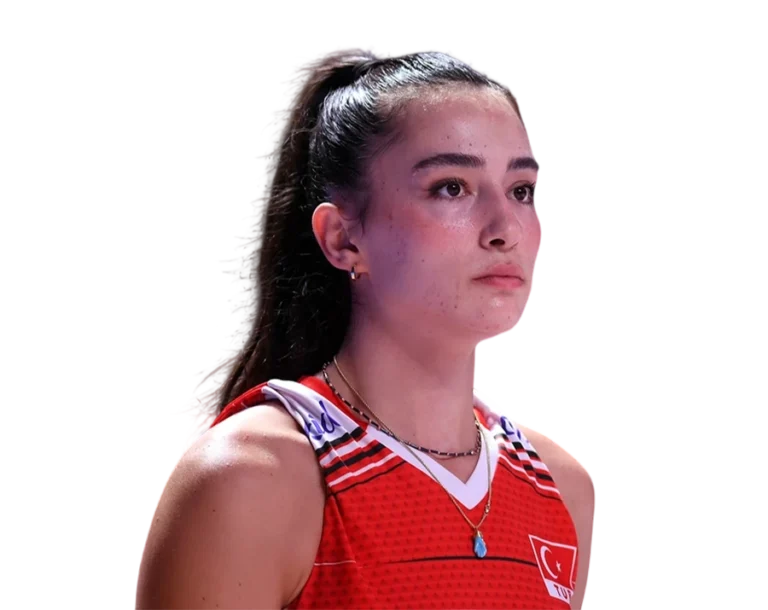 Saliha Sahin Turkey national team jersey portrait transparent PNG