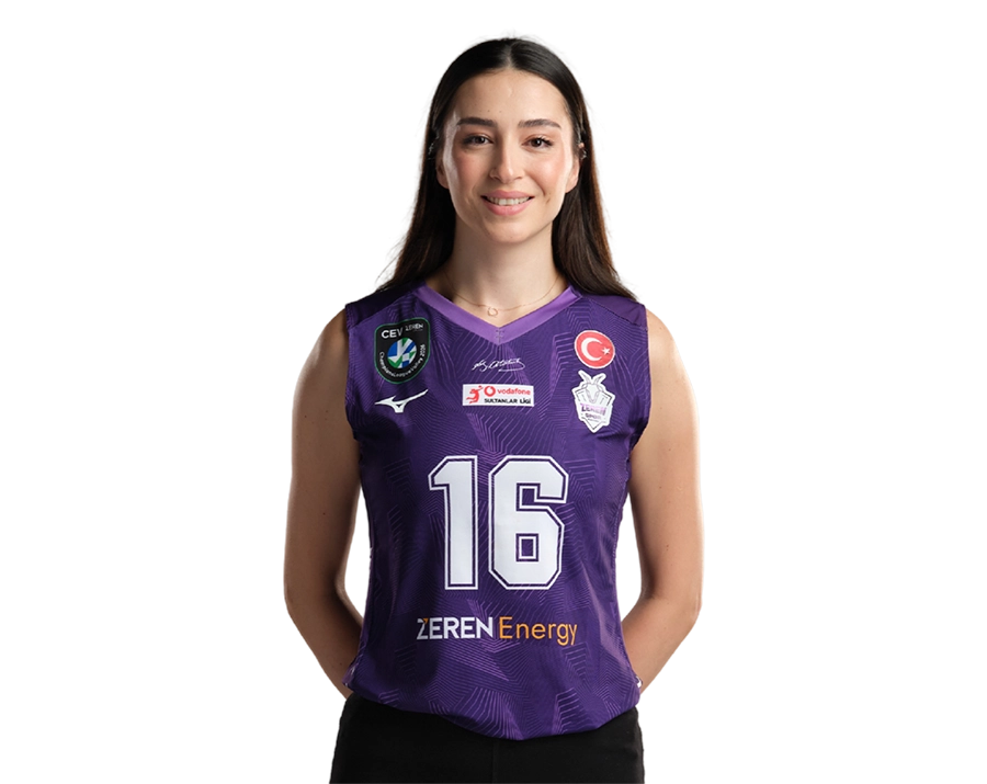Saliha Sahin Zeren Spor Kulubu purple jersey transparent PNG WebP